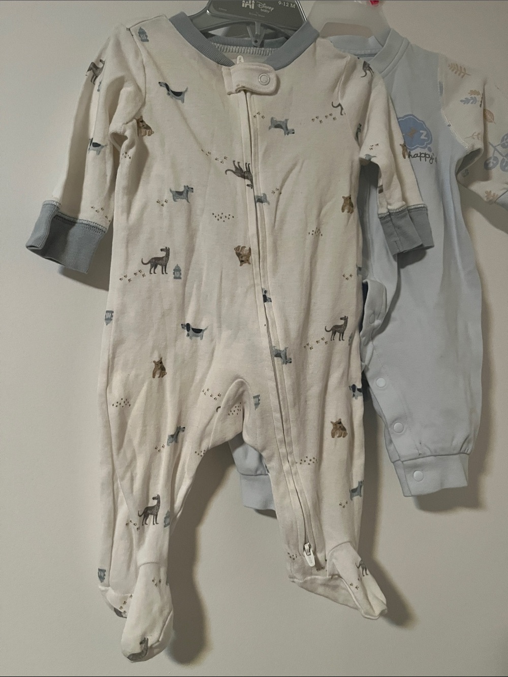5 Footed Zipper Baby One-Piece with Playful Prints - Picture 5 of 6